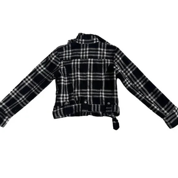 Dots Black and White Plaid Jacket - Picture 4 of 7